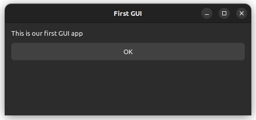 Running the GUI